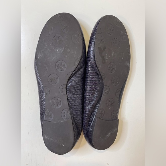 Tory Burch Women’s Python Leather Reva Flats Shoes Size 6 - Picture 8 of 9